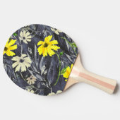 Raquette De Ping Pong Feuilles d'automne, baies : motif d'aquarelle. (Côté)