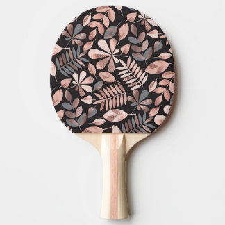 Raquette De Ping Pong Feuilles d'automne élégantes : Pastel Géométrique