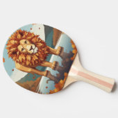 Raquette De Ping Pong Feuilles d'automne Lion mâle (Côté)