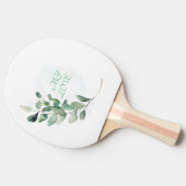 Raquette De Ping Pong Feuilles de l'Eucalyptus vert (Côté)
