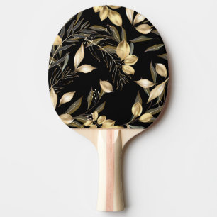 Raquette De Ping Pong Feuilles d'or : Exotic Botanical sans soudure