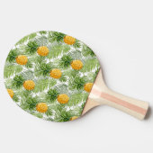 Raquette De Ping Pong Feuilles et ananas tropicaux (Côté)