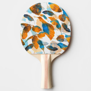 Raquette De Ping Pong Feuilles Silhouette : aquarelle, PA sans fil numér