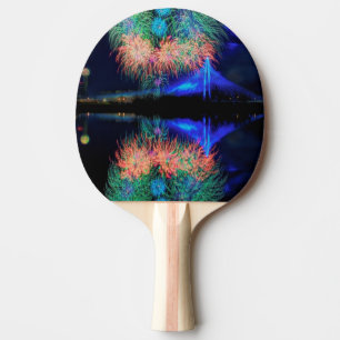 Raquette De Ping Pong Feux d'artifice