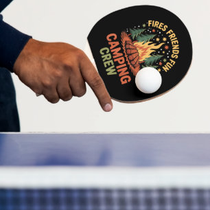 Raquette De Ping Pong Feux de camp amis plaisir camping