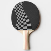 Raquette De Ping Pong Fibre de carbone comme course Drapeau Wave Print (Dos)