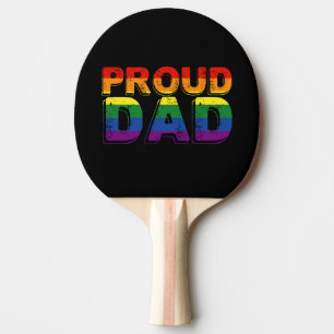 Raquette De Ping Pong Fier papa LGBT Gay pride papa