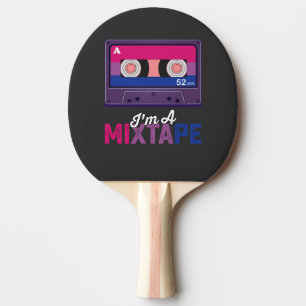 Raquette De Ping Pong Fierté LGBT Je suis une casette Mixtape