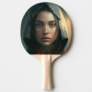 Raquette De Ping Pong Fille à capuchon de pluie