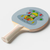 Raquette De Ping Pong Fille avec boîte cadeau de Noël (Devant Angle)