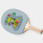 Raquette De Ping Pong Fille avec boîte cadeau de Noël (Côté)
