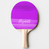 Raquette De Ping Pong fille de nom rose violet (Dos)