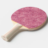 Raquette De Ping Pong Fille Parties scintillant rose étincelle Glitz     (Devant Angle)