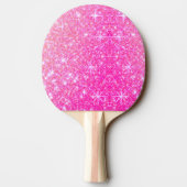 Raquette De Ping Pong Fille rose étincelle (Dos)