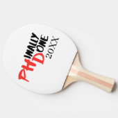 Raquette De Ping Pong Fini par la phase terminale - Conception amusante  (Côté)