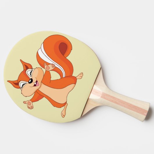 Raquette De Ping Pong Fizzy l'écureuil joueur (Côté)