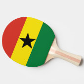 Raquette De Ping Pong Flag du Ghana (Côté)