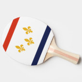 Raquette De Ping Pong Flag of New Orleans, Louisiana Ping-Pong Paddle (Côté)