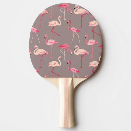 Raquette De Ping Pong Flamants roses rétro (Devant)