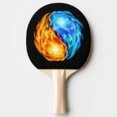 Raquette De Ping Pong Flames jumelles (Devant)