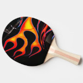 Raquette De Ping Pong Flammes (Côté)