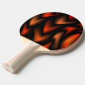 Raquette De Ping Pong Flammes de feu Abstraites (Devant Angle)