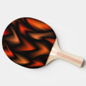 Raquette De Ping Pong Flammes de feu Abstraites (Côté)