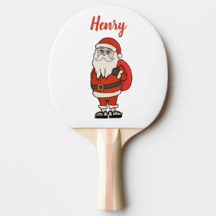 Raquette De Ping Pong Flèches de Noël du Père Noël sur mesure