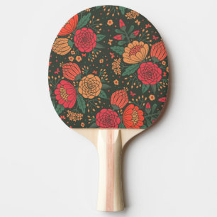 Raquette De Ping Pong fleur