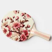 Raquette De Ping Pong Fleur de cerise (Côté)