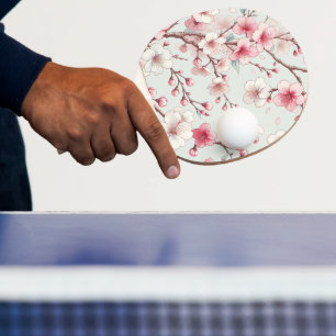 Raquette De Ping Pong Fleur de Cerisier