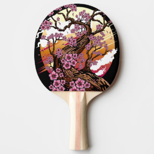 Raquette De Ping Pong Fleur de cerisier sauvage