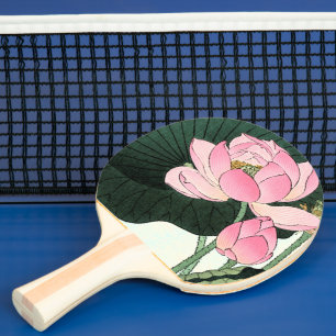 Raquette De Ping Pong Fleur de lotus japonaise vintage - Ping Pong Paddl