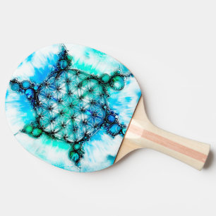 Raquette De Ping Pong Fleur De Vie - Façons Colorées 3
