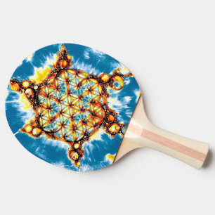 Raquette De Ping Pong Fleur De Vie - Façons Colorées 5