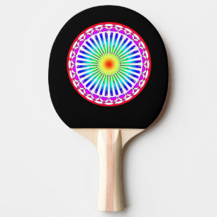Raquette De Ping Pong Fleur d'été