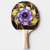 Raquette De Ping Pong fleur fractale (Devant)