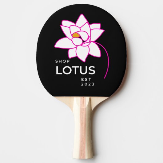 Raquette De Ping Pong Fleur LOTUS (Devant)