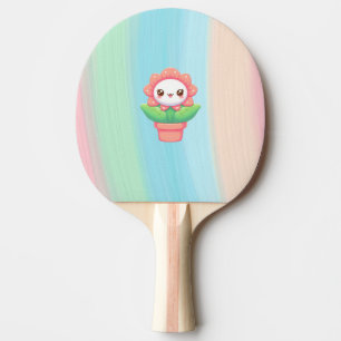 Raquette De Ping Pong Fleur mignonne, capricieuse en pot