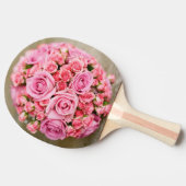 Raquette De Ping Pong Fleur Rose Bouquet (Côté)