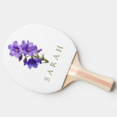 Raquette De Ping Pong Fleur sauvage personnalisé (Côté)