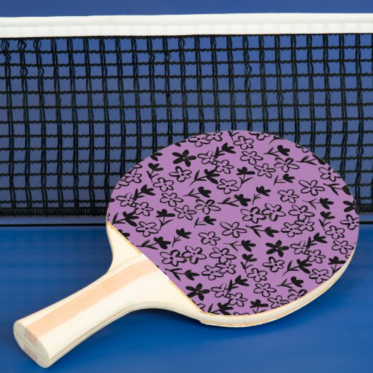 raquette de ping pong fleurs (Insitu)