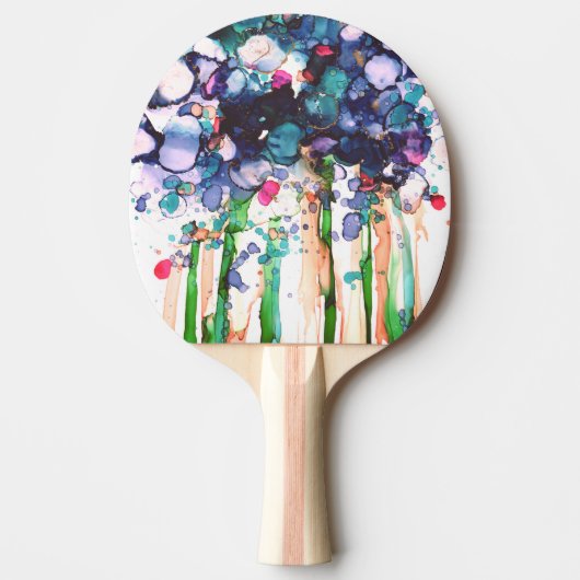 Raquette De Ping Pong Fleurs (Devant)