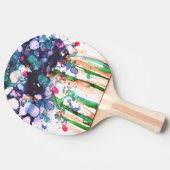 Raquette De Ping Pong Fleurs (Côté)