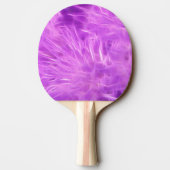 Raquette De Ping Pong Fleurs de teintes violettes transformées (Dos)