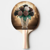 Raquette De Ping Pong Fleurs de verre (Dos)