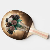 Raquette De Ping Pong Fleurs de verre (Côté)