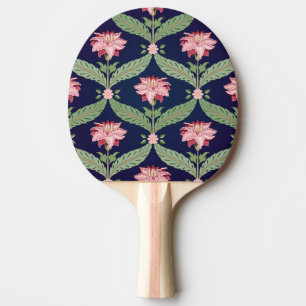 Raquette De Ping Pong Fleurs d'Imaginaire : Motifs indiens foncés