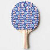 Raquette De Ping Pong Fleurs et papillons (Devant)