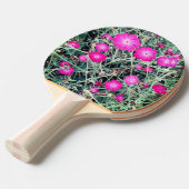 Raquette De Ping Pong Fleurs roses (Devant Angle)